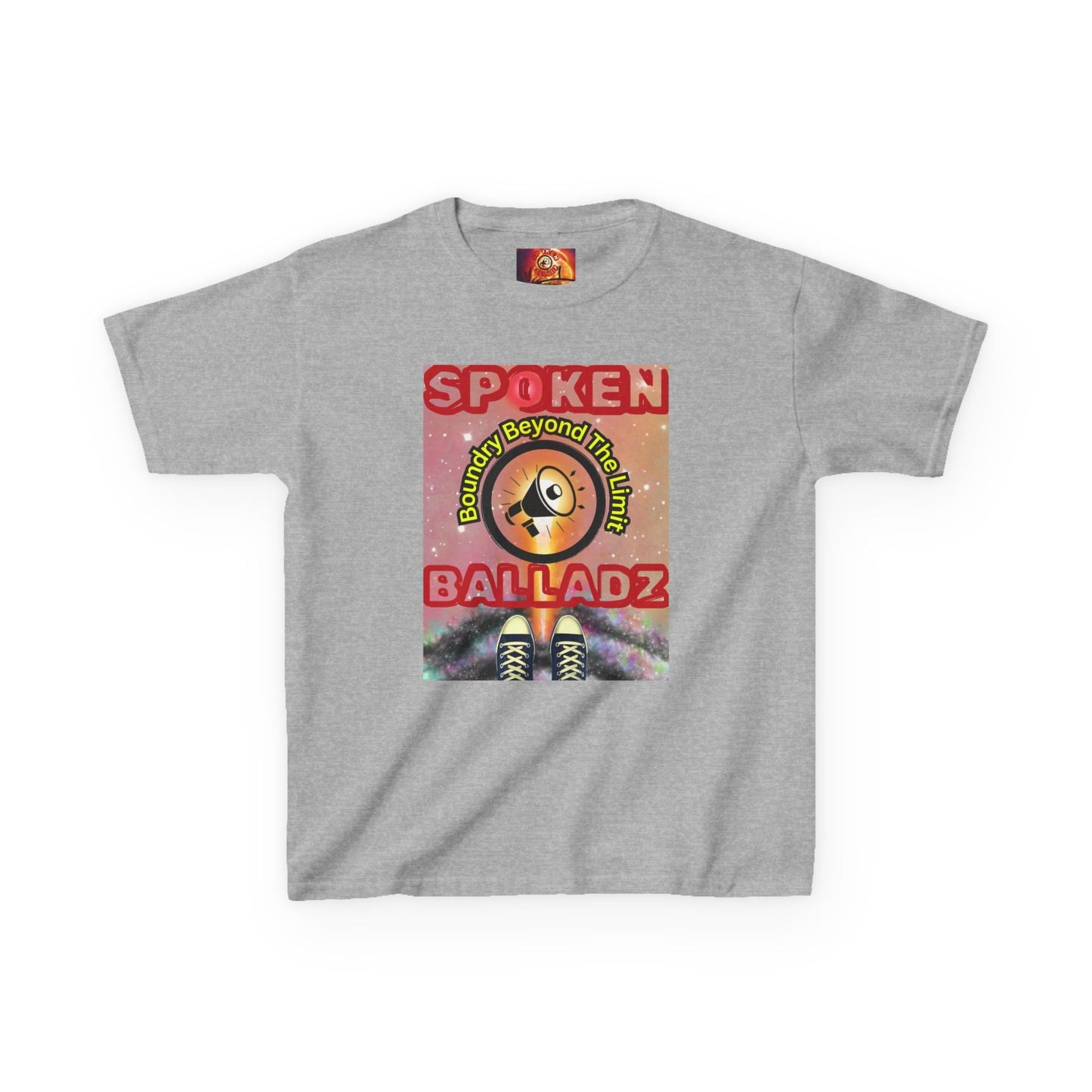 Spoken Balladz -Original 'Feet At Your Universe' Designer Kids T-Shirt Printify