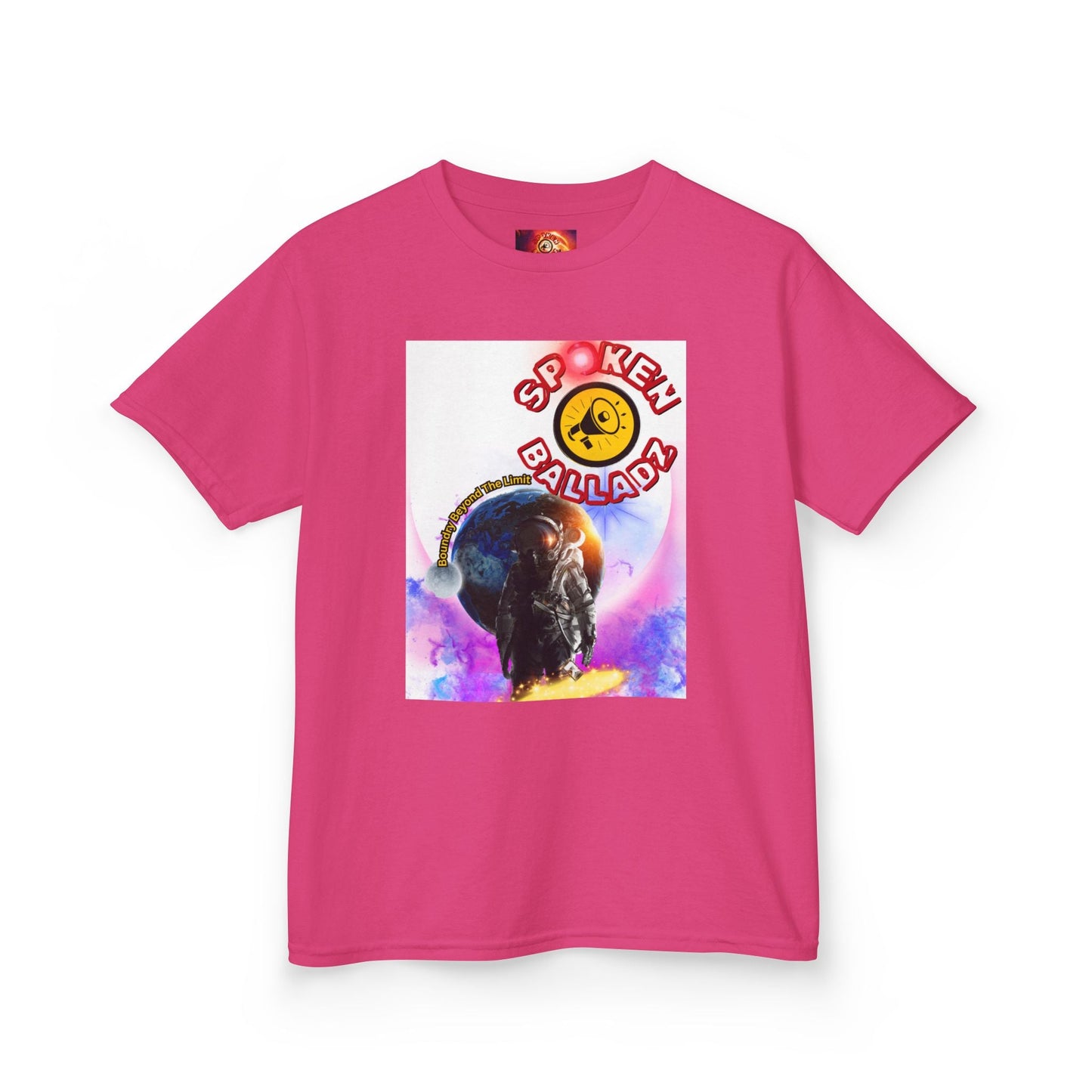 Spoken Balladz - Original 'Comsic Astronaut' Designer Kids T-Shirt Printify