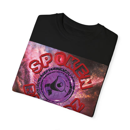 Spoken Balladz Unisex Garment-Dyed 'Sound Of Creation' T-Shirt Printify