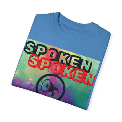 Spoken Balladz Unisex Garment-Dyed 'Say It Twice' T-Shirt Printify