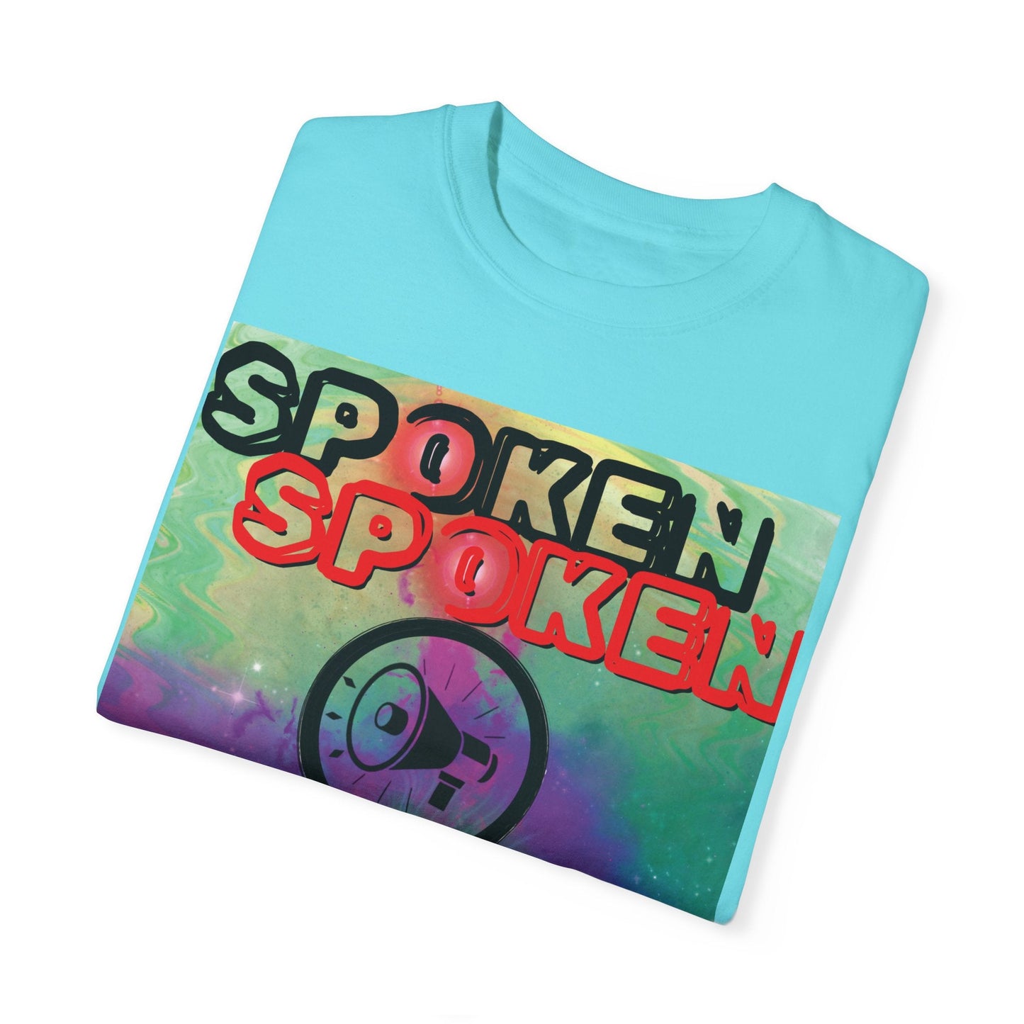 Spoken Balladz Unisex Garment-Dyed 'Say It Twice' T-Shirt Printify