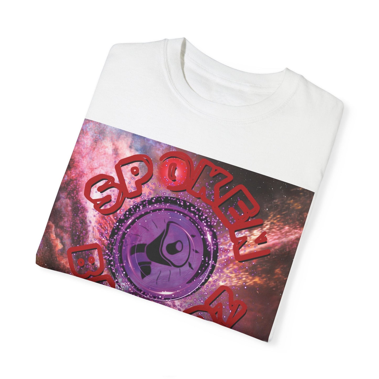 Spoken Balladz Unisex Garment-Dyed 'Sound Of Creation' T-Shirt Printify