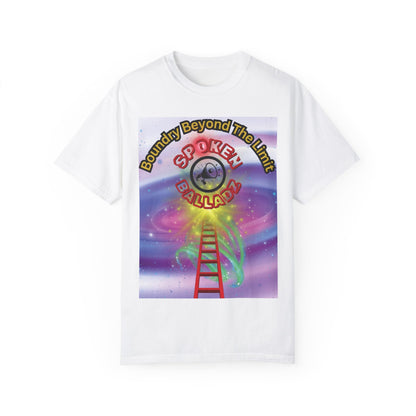 Spoken Balladz Unisex Garment-Dyed 'Ladder 2 Success' T-Shirt Printify