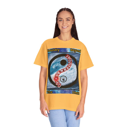 Spoken Balladz Unisex Garment-Dyed 'Ying Yang' T-Shirt Printify