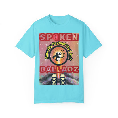 Spoken Balladz Unisex Garment-Dyed 'Universe At Your Feet' T-Shirt Printify