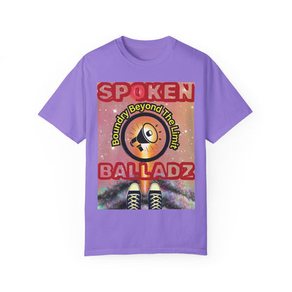 Spoken Balladz Unisex Garment-Dyed 'Universe At Your Feet' T-Shirt Printify