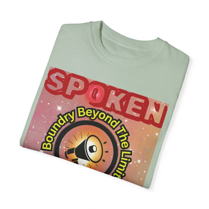 Spoken Balladz Unisex Garment-Dyed 'Universe At Your Feet' T-Shirt Printify